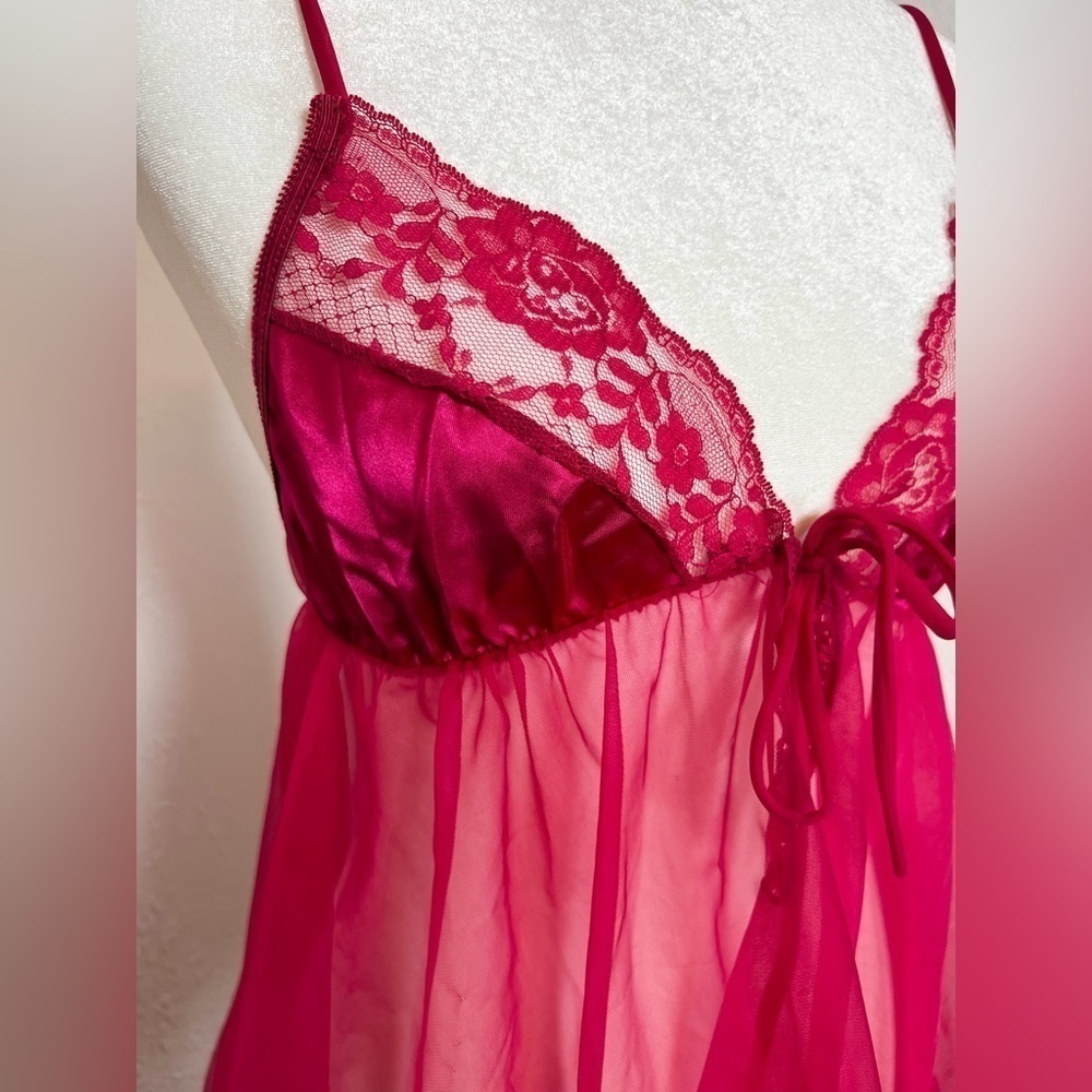 VNTG 70s Era Babydoll Lingerie Set - Picture 7 of 11